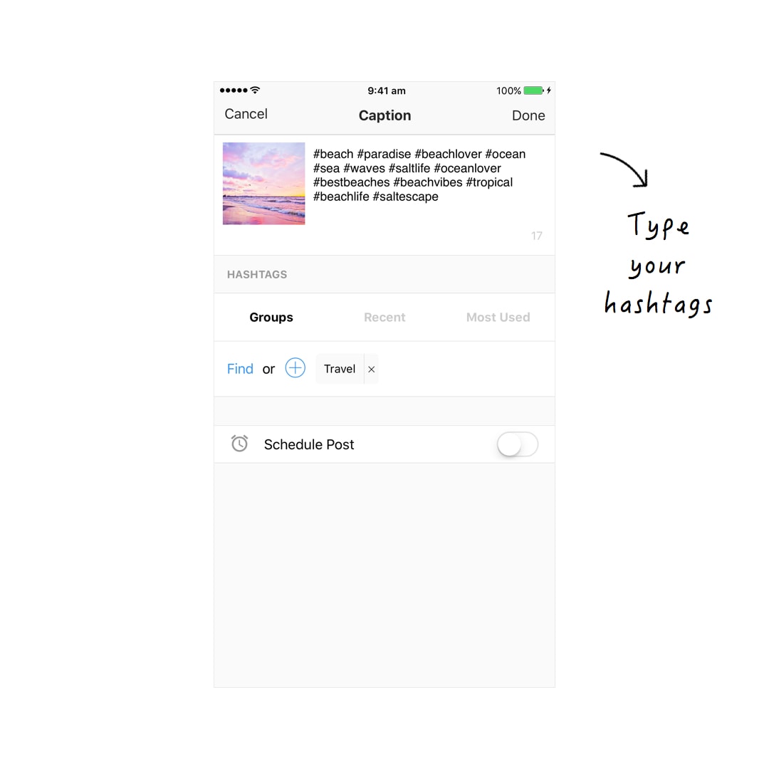 The Easiest Way To Save Hashtag Groups For Instagram