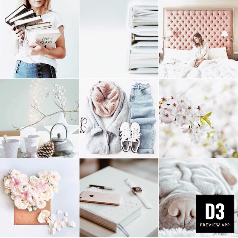 6 Filters to Make a White Themes on Instagram (Without