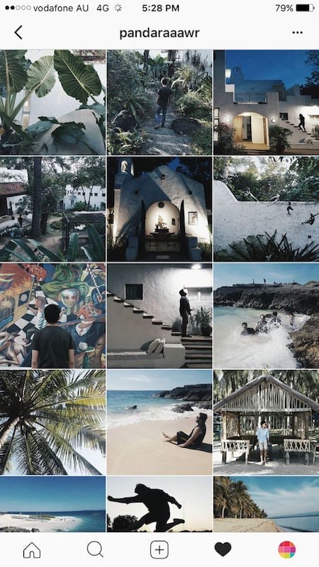instagram grid layout examples