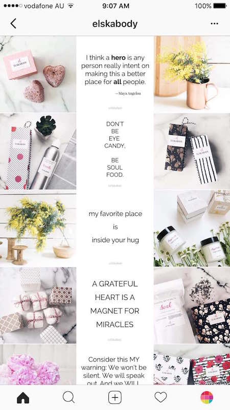 instagram grid design ideas