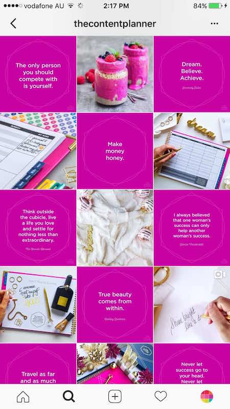 7 Types of Instagram Grid Layouts (planner + tips) - 450 x 800 jpeg 48kB