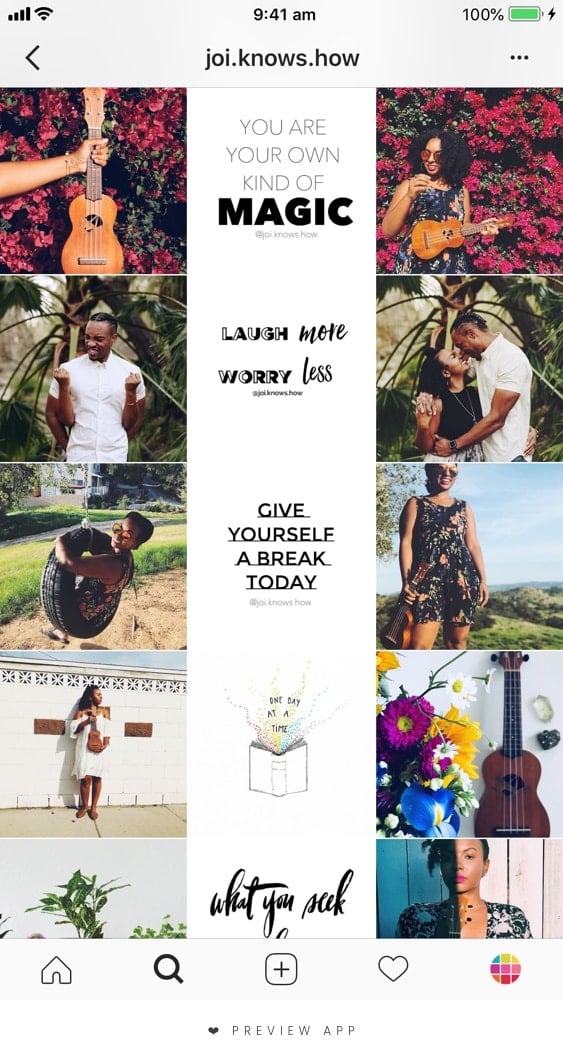 21 Instagram Theme Ideas Using Preview App Editing Tips