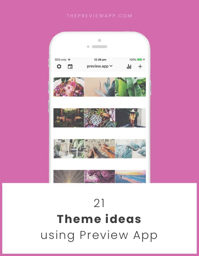 21 Instagram Theme Ideas Using Preview App Editing Tips