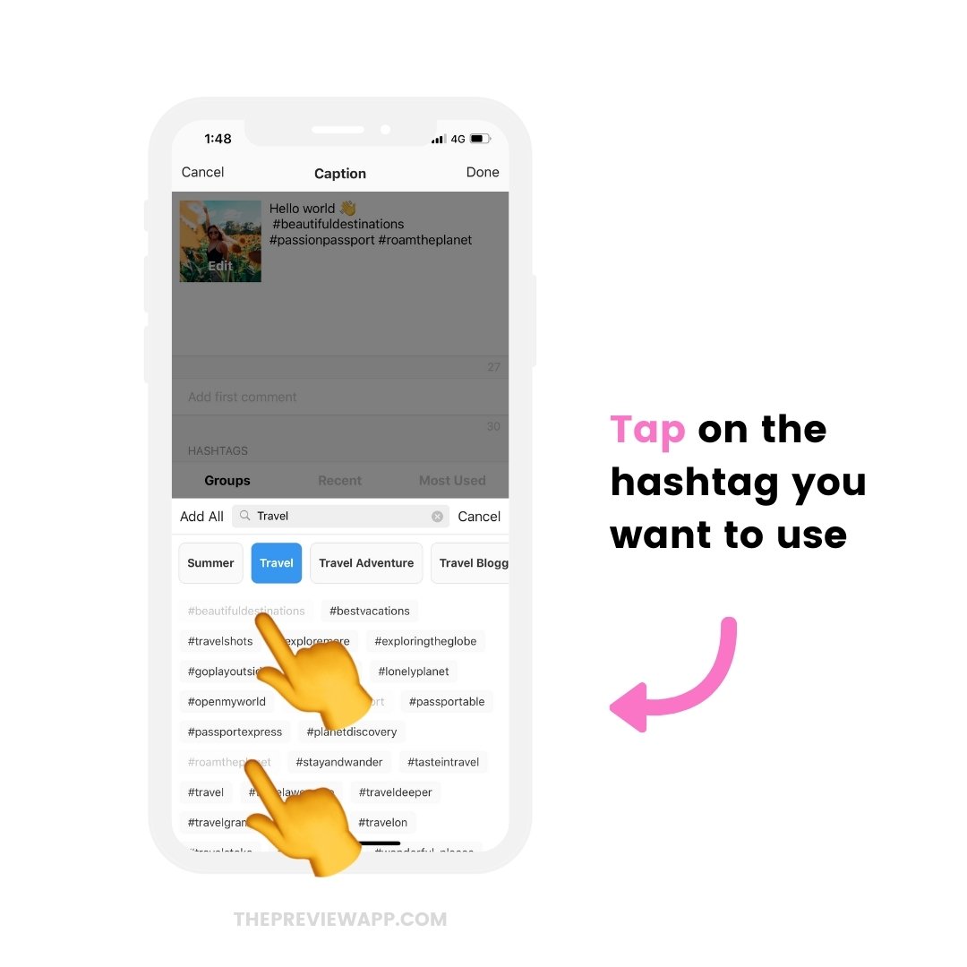 Instagram hashtag generator app