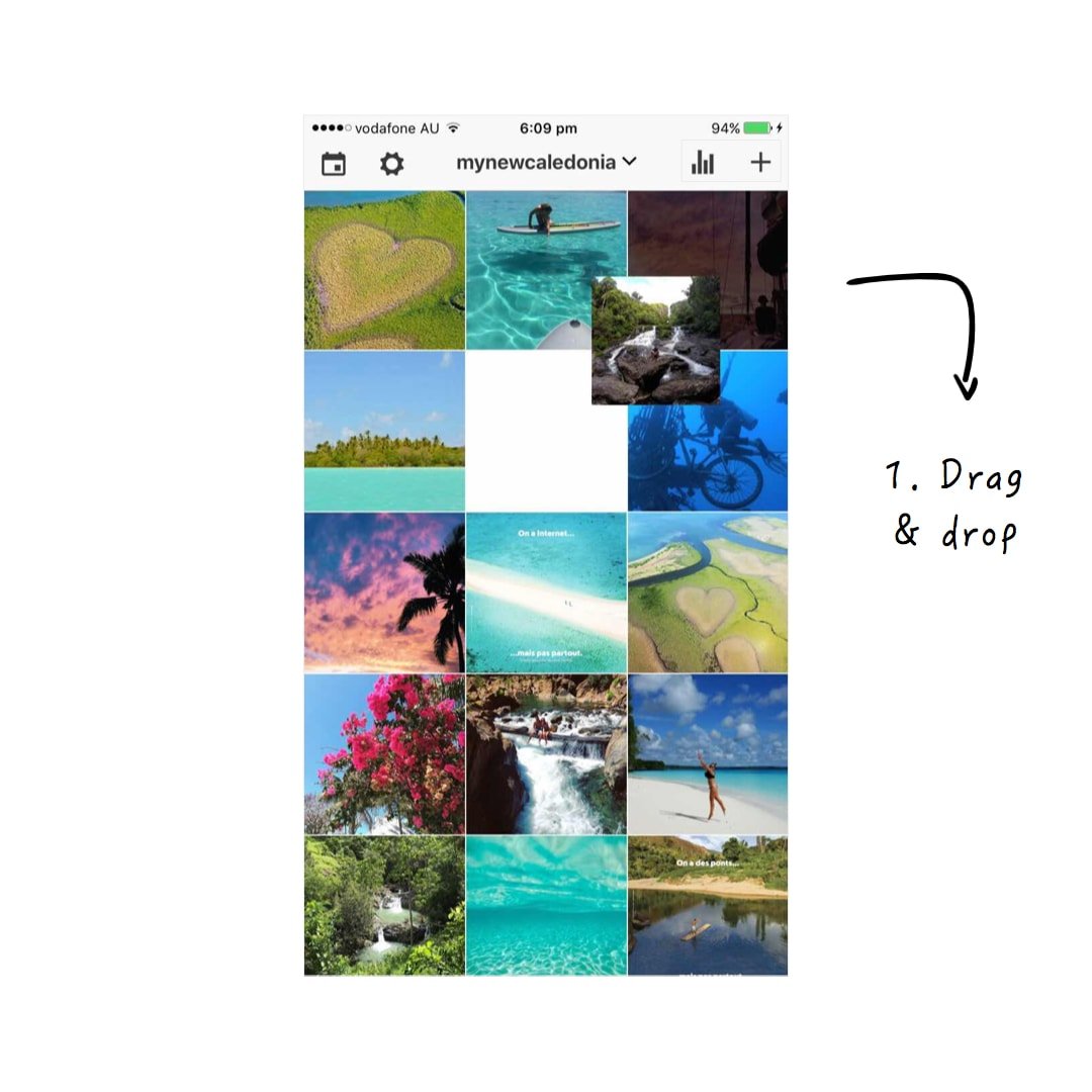 instagram grid preview