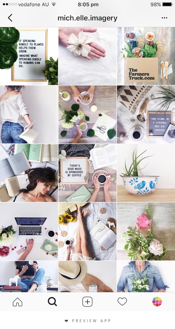 how to create a cool instagram layout