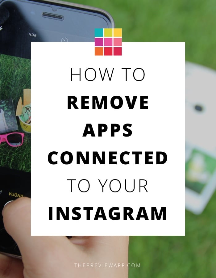 How to remove apps connected to instagram account