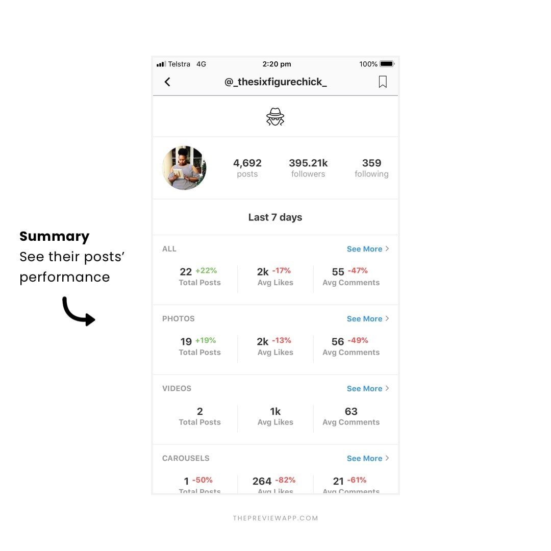 for each section you can tap on see more to go into more details i ve covered each section in details in my previous article - can you see instagram followers over time