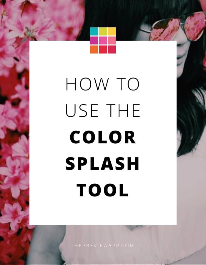 Color splash effect app