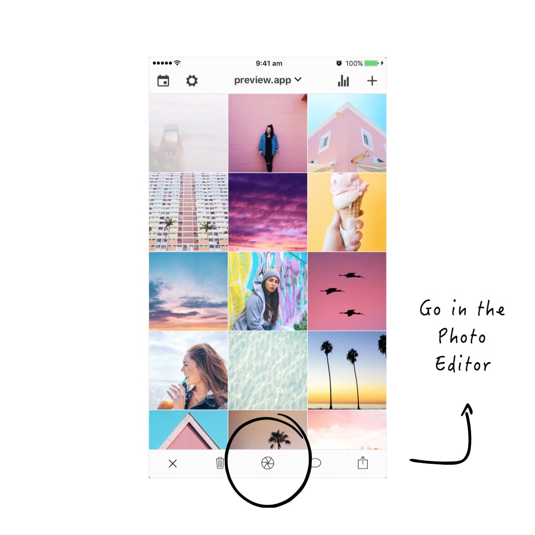 How to Make a Pastel Instagram Theme using Preview App - Preview App