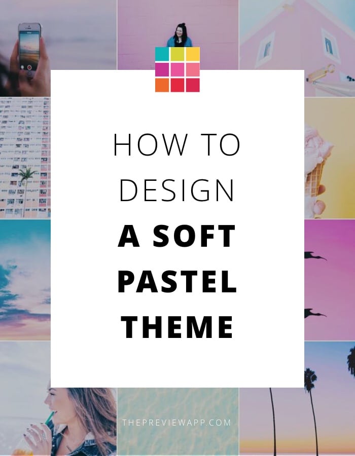 Pastel Instagram theme using Preview app