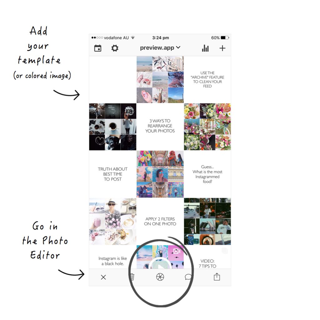 how to make instagram posts templates