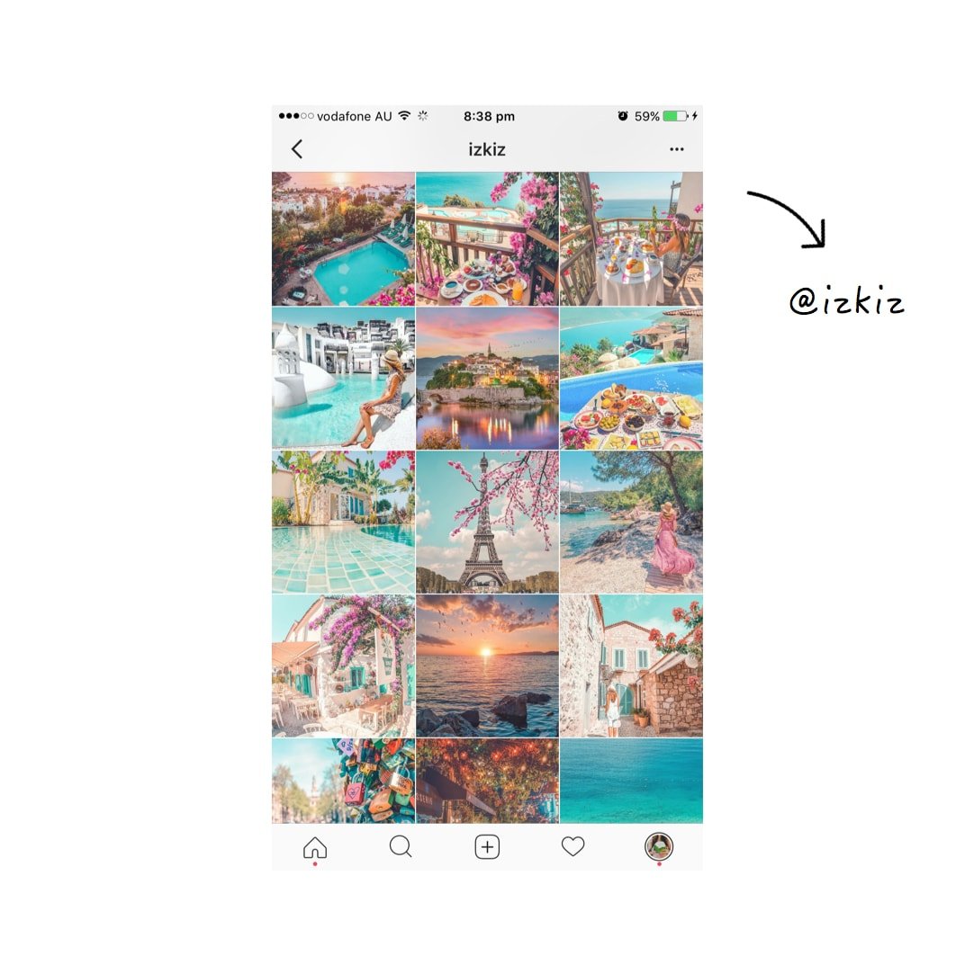 How To Make A Bright Colorful Instagram Theme Inspired By Izkiz Preview App