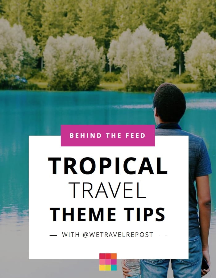 Dark tropical Instagram theme tips by @wetravelrepost