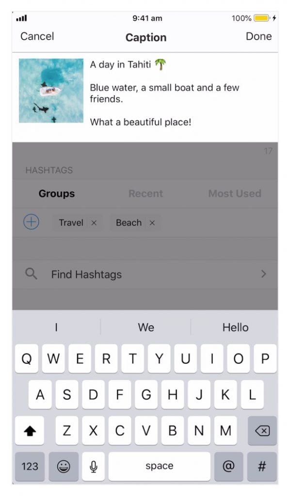 How to AUTOMATICALLY Add Line Break in Instagram Caption?