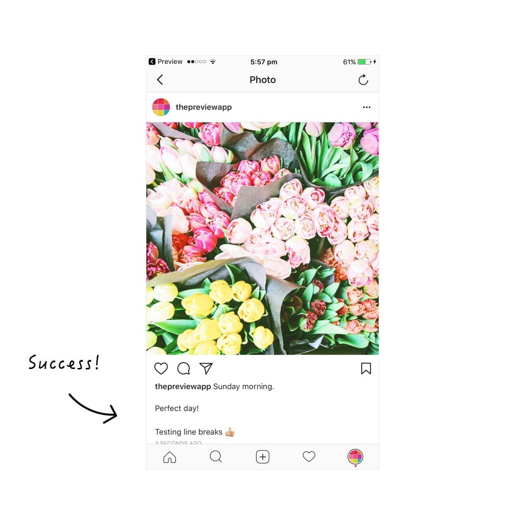 How To AUTOMATICALLY Add Line Break In Instagram Caption