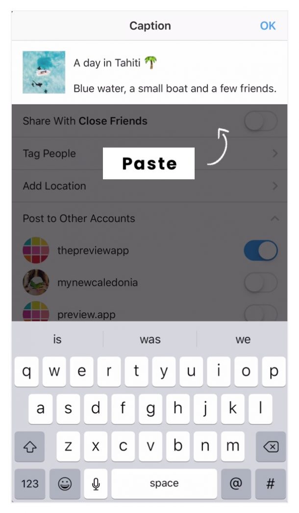 How to AUTOMATICALLY Add Line Break in Instagram Caption?