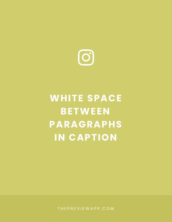 How to add line break in Instagram caption