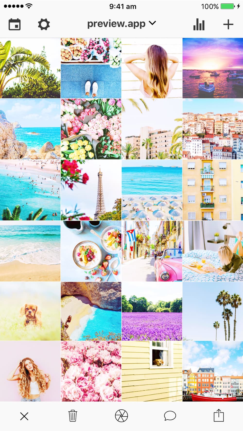 instagram 4 picture grid