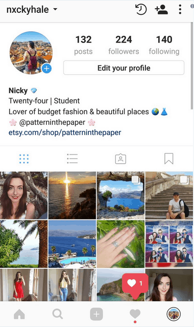 instagram layout update