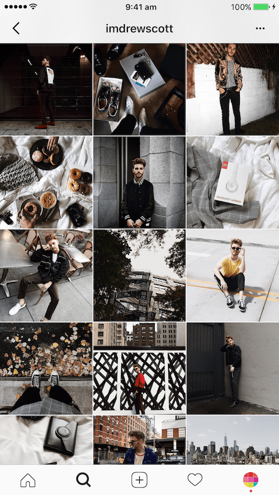 instagram filter theme feed dark filters perfect app grey feeds brown thepreviewapp colorful