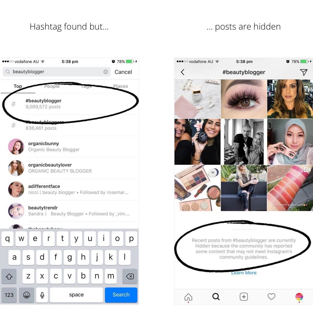 List of Banned Instagram Hashtags (2018) Don't get Blocked!
