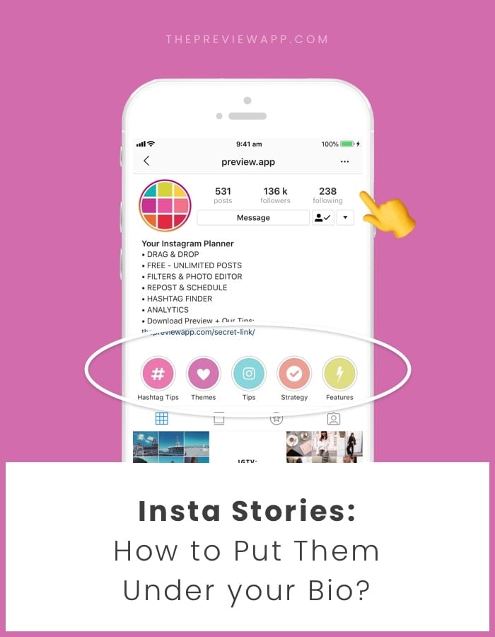 Begin by going to your Instagram profile.