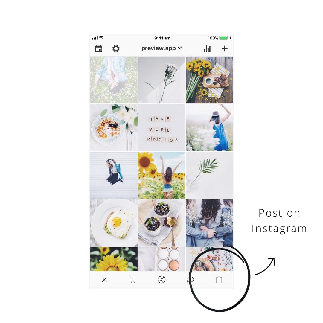 instagram grid preview app