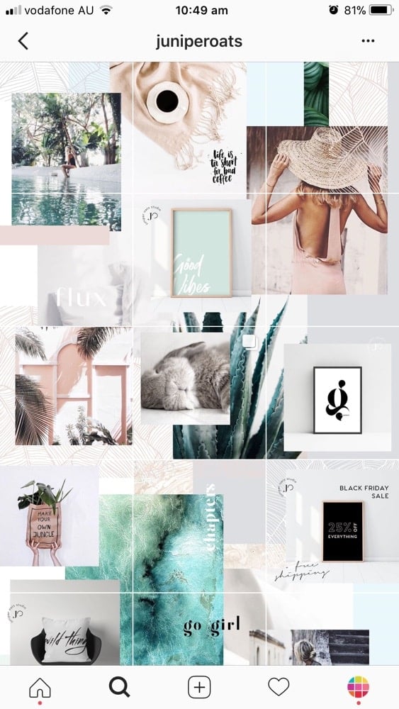 creative instagram layouts