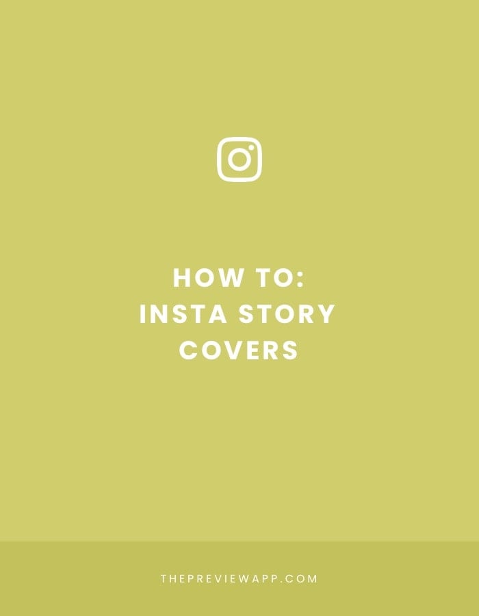 Free custom Instagram Story Highlight cover templates