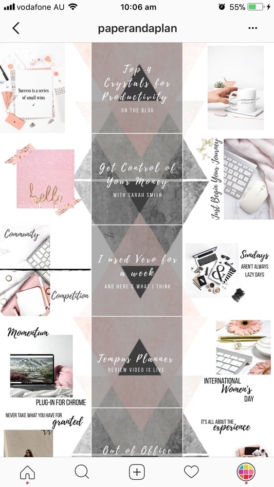 grid for instagram