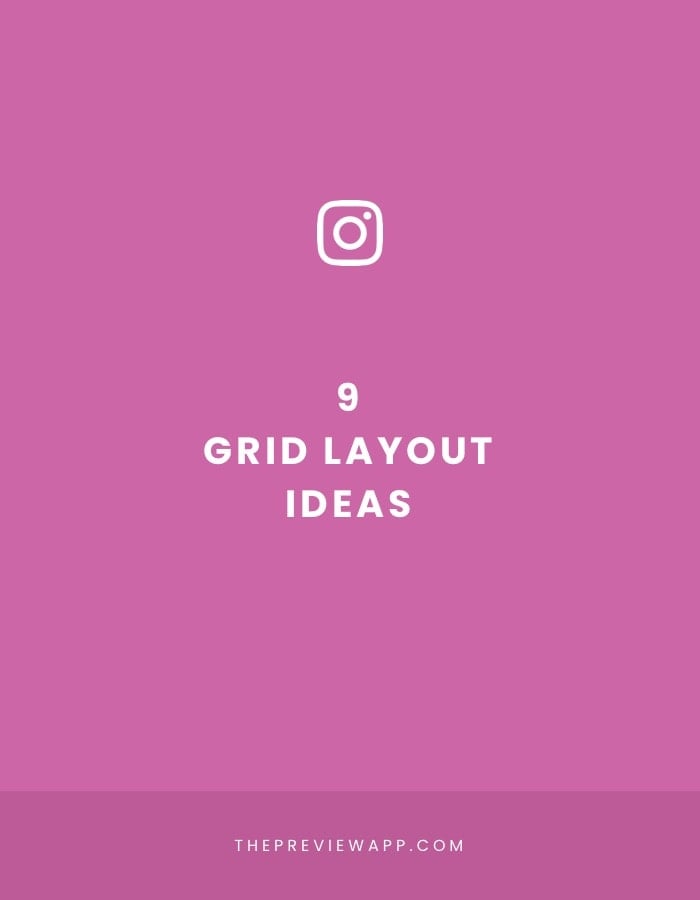 plan your instagram grid