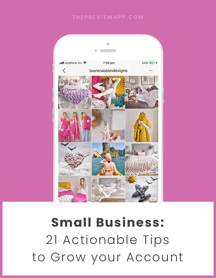Instagram tips for small business