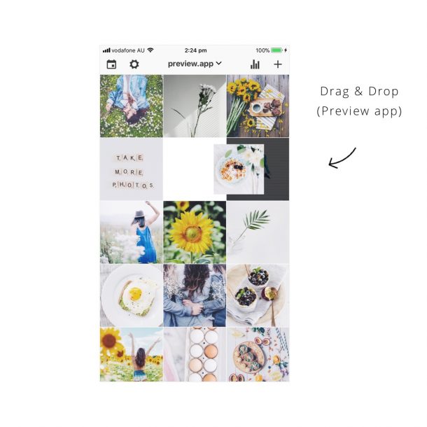 Rearrange Existing Instagram Photos - Can you do it? - Preview App