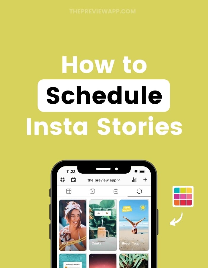How to schedule Instagram Stories in Preview App