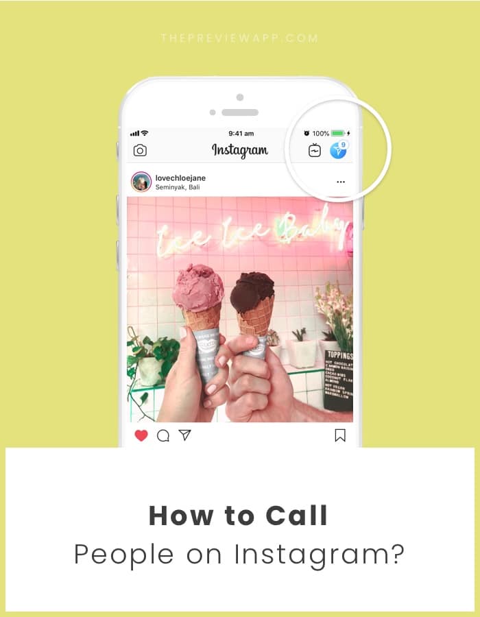 How to call people on Instagram?