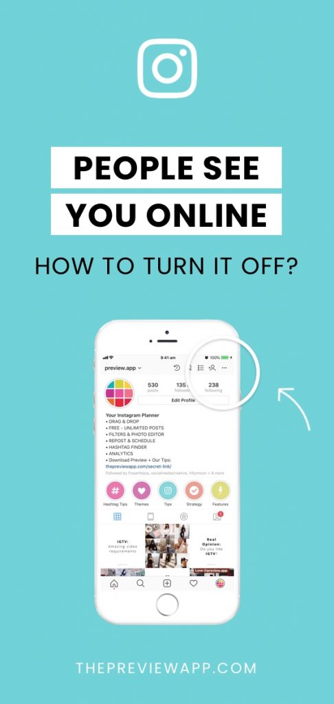 How to TURN OFF your Instagram ONLINE STATUS so People Don't See when ...