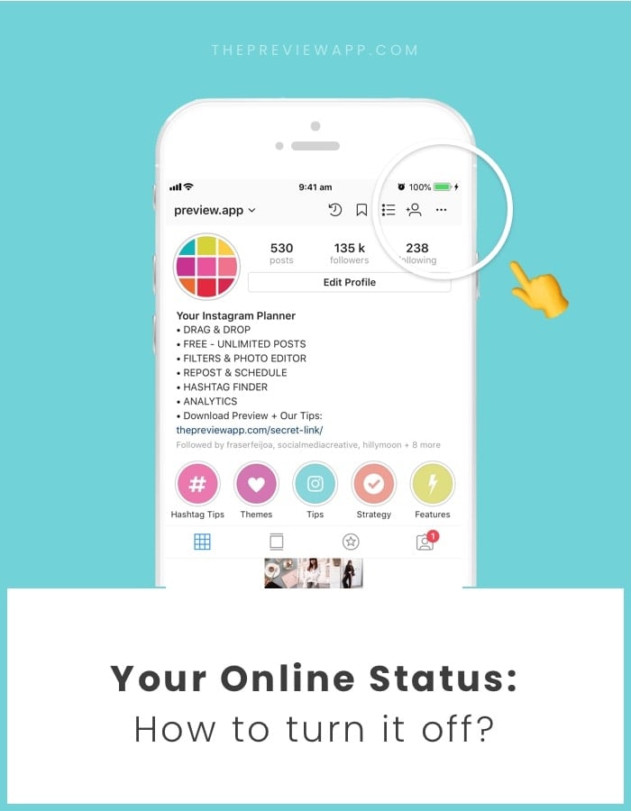 How to TURN OFF your Instagram ONLINE STATUS so People Don't See when