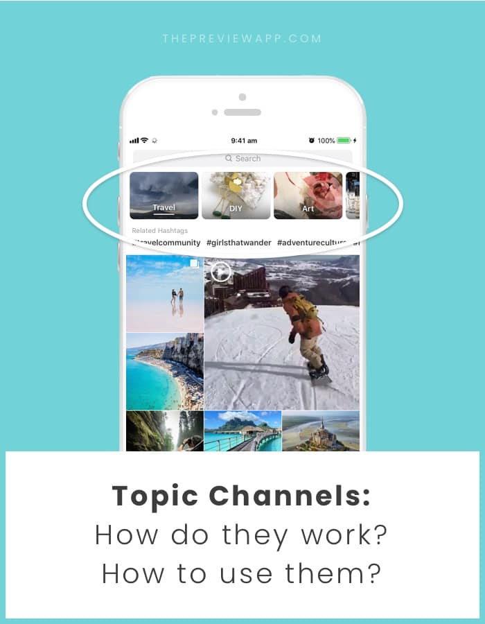 How to use Instagram Topic Channels on Explore page?