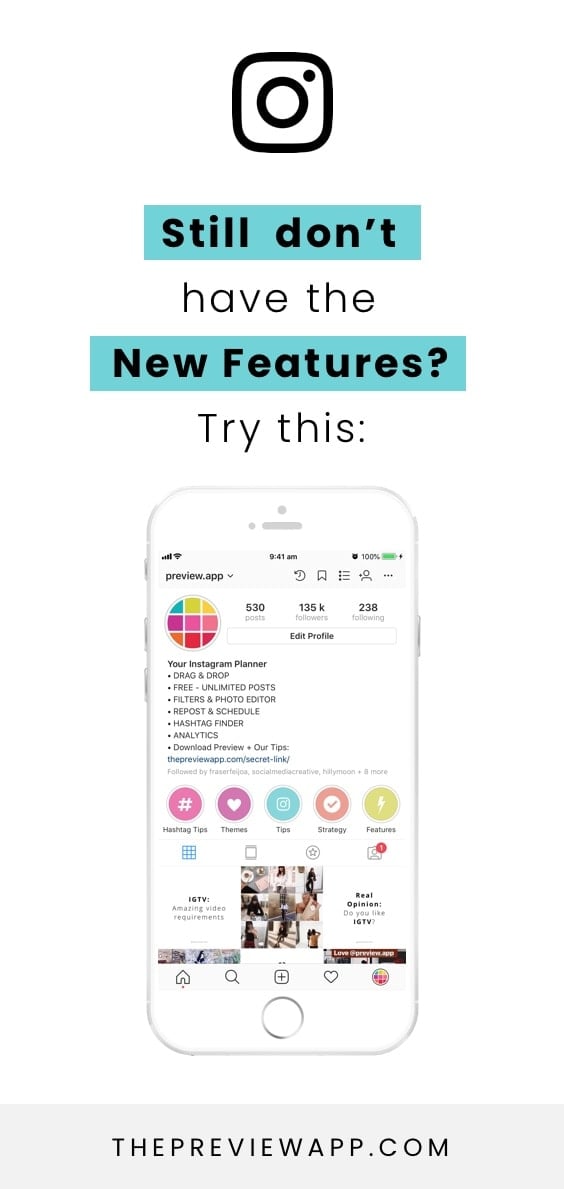 Don T Have The New Instagram Features On Your Account Try This