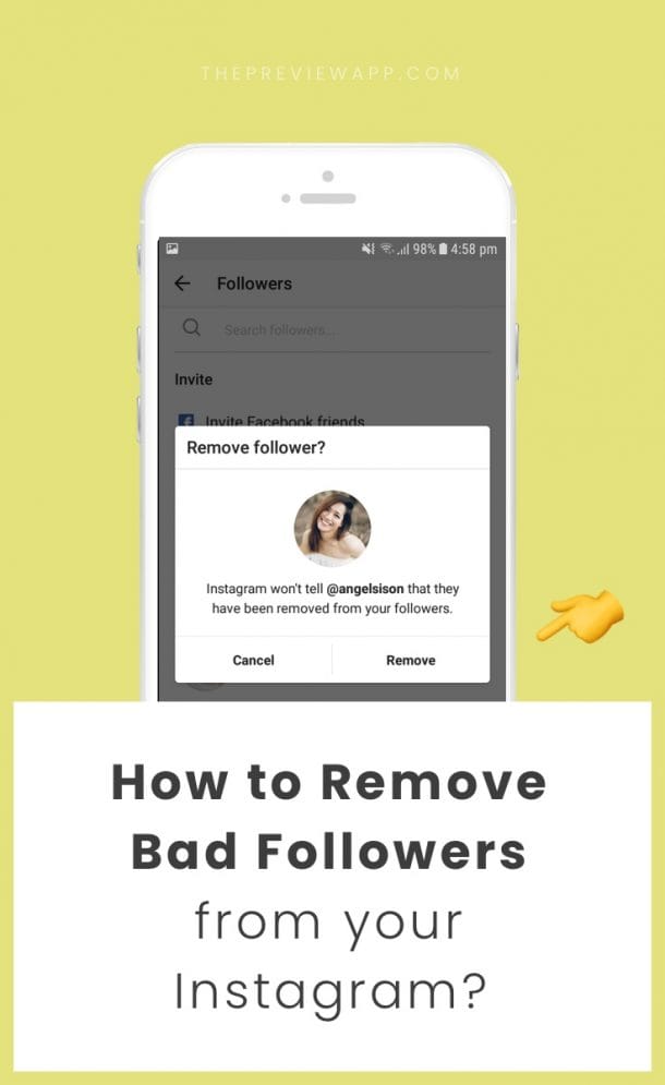 How to Remove Followers on Instagram?