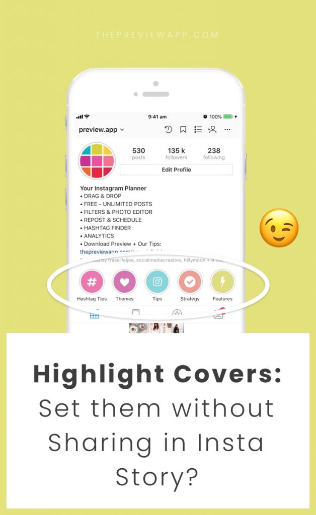 How to Set a Highlight cover without Sharing it in your Insta Story?