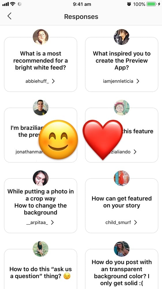 Instagram Question Posts