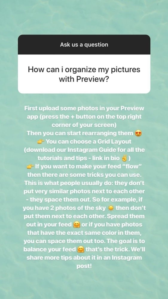 How to use the Question Feature in Insta Story? (tutorial + tricks + ideas)  - Preview App