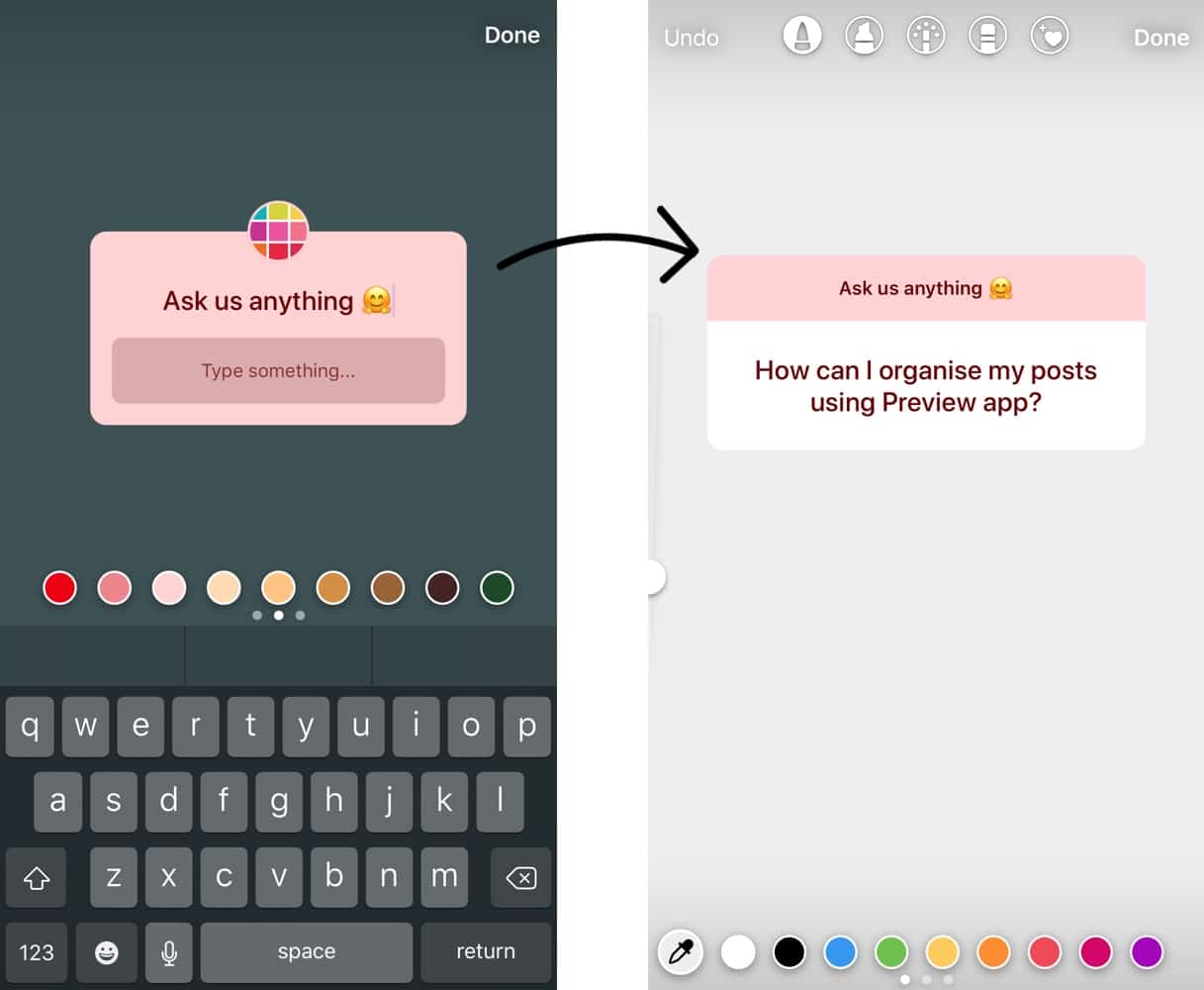 Download How To Use The Question Feature In Insta Story Tutorial Tricks Ideas Preview App