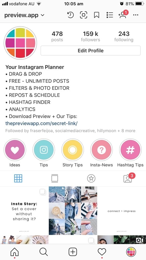 from this name tag screen you can do 3 things - instagram photo tag generator