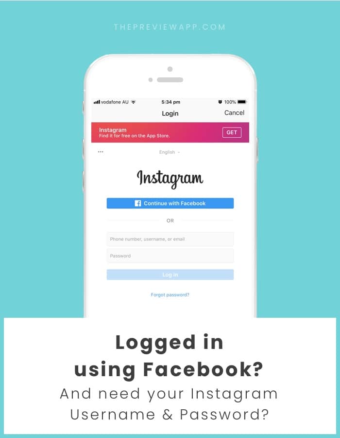 Created your Instagram Account with Facebook? And Don't Know Your Instagram Username and Password?