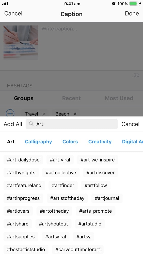 Best Instagram Hashtags for Artists (Art Feature Hashtags