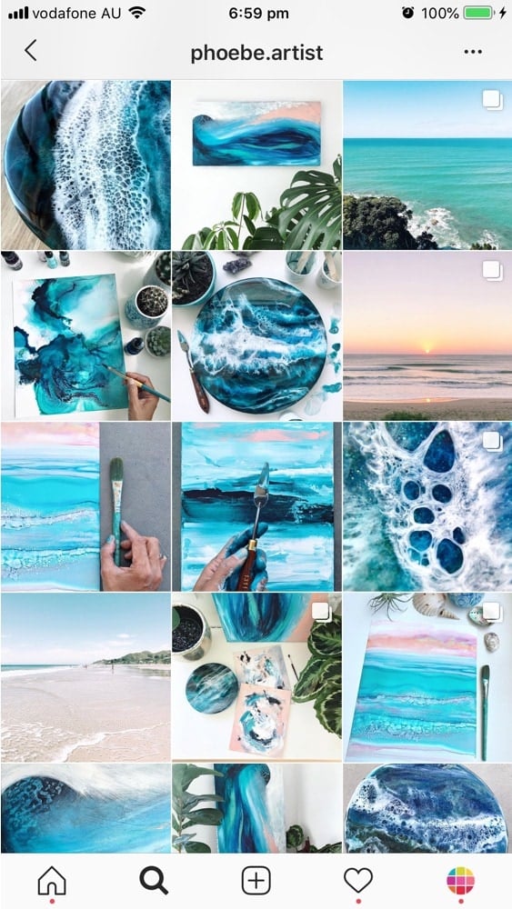 15 AMAZING Instagram Feed ideas for Artists