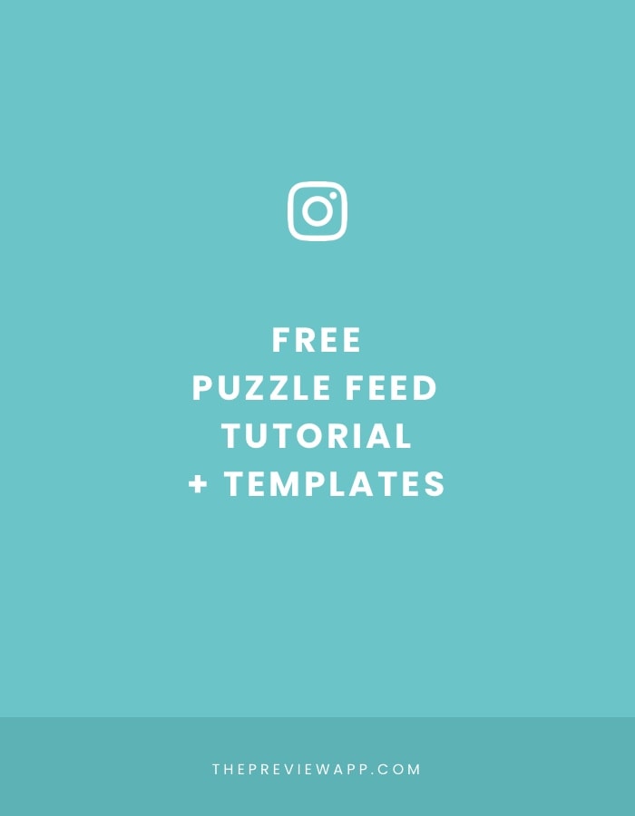 Free Templates Instagram Puzzle Feed Without Photoshop